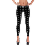 Book Lovers Leggings With Polka Dot Pattern Design - Gifts For Reading Addicts