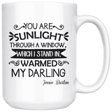 "You are sunlight"15oz white mug - Gifts For Reading Addicts