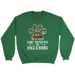 "Dogs and books" Sweatshirt - Gifts For Reading Addicts
