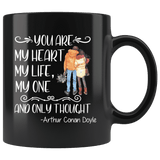 "My heart,My life"11oz black mug - Gifts For Reading Addicts