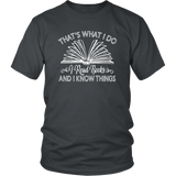 "I Read Books" Unisex T-Shirt - Gifts For Reading Addicts