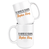 "I'd Rather Be Reading SK"15oz White Mug - Gifts For Reading Addicts