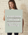 A Good Book Is Never Finished ... - Gifts For Reading Addicts