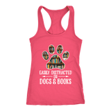 "Dogs and books" Women's Tank Top - Gifts For Reading Addicts