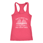 "I Read Books" Women's Tank Top - Gifts For Reading Addicts