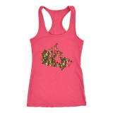 "Canada Bookish Map" Women's Tank Top - Gifts For Reading Addicts