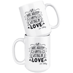 "We fall in love"15oz white mug - Gifts For Reading Addicts