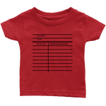 Library Card Infant T-Shirt - Gifts For Reading Addicts