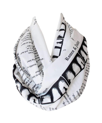 Romeo and Juliet Infinity Handmade Scarf - Gifts For Reading Addicts