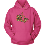 "Canada Bookish Map" Hoodie - Gifts For Reading Addicts