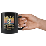 "Obstinate Headstrong Girls"11oz Black Mug - Gifts For Reading Addicts
