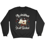 "My Christmas Is All Booked" Sweatshirt - Gifts For Reading Addicts