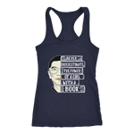 Ruth Bader "A Girl With A Book" Women's Tank Top - Gifts For Reading Addicts