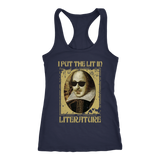 "I Put The Lit In Literature" Women's Tank Top - Gifts For Reading Addicts