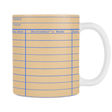 Library Card Multicolor Mug - Gifts For Reading Addicts