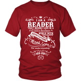 I am a reader Unisex T-shirt - Gifts For Reading Addicts
