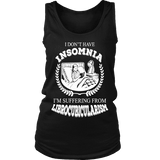 I dont have insomnia I'm suffering from Librocubicularism, Womens Tank Top - Gifts For Reading Addicts