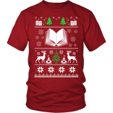 Christmas Ugly Unisex T-shirt - Gifts For Reading Addicts