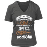 Coffee & Books - V-neck - Gifts For Reading Addicts