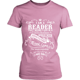 I am a reader Fitted T-shirt - Gifts For Reading Addicts