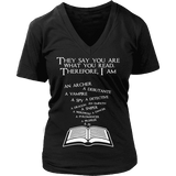 They say you are what you read V-neck - Gifts For Reading Addicts