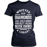 Diamonds & Libraries - Gifts For Reading Addicts