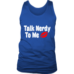 Talk Nerdy To Me Mens Tank Top - Gifts For Reading Addicts