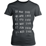 Library Stamp Fitted T-shirt - Gifts For Reading Addicts