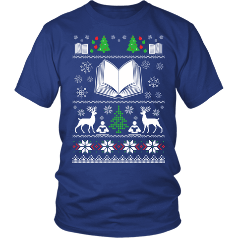 Christmas Ugly Unisex T-shirt - Gifts For Reading Addicts