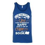 Books and Coffee Unisex Tank - Gifts For Reading Addicts