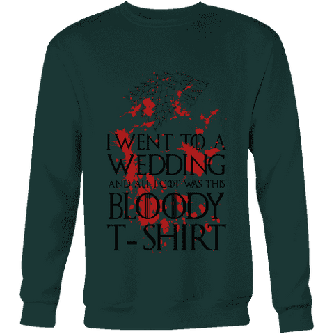 Game of Thrones Bloody T-shirt Sweatshirt - Gifts For Reading Addicts