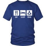 Eat, Sleep, Read Unisex T-shirt - Gifts For Reading Addicts