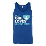 This girl loves reading books Unisex Tank - Gifts For Reading Addicts