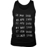 Library Stamp Mens Tank - Gifts For Reading Addicts