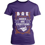 BAE, Books Are Everything Fitted T-shirt - Gifts For Reading Addicts