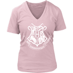 The Hogwarts Crest V-neck - Gifts For Reading Addicts