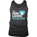 This girl loves reading books Mens Tank - Gifts For Reading Addicts
