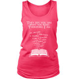 They say you are what you read Womens Tank - Gifts For Reading Addicts