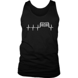 Book heart pulse Mens Tank - Gifts For Reading Addicts