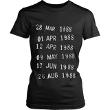 Library Stamp Fitted T-shirt - Gifts For Reading Addicts