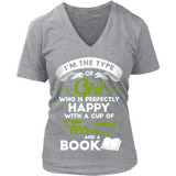 Tea & Books - V-neck - Gifts For Reading Addicts