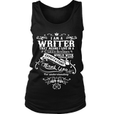 I am a writer Womens Tank - Gifts For Reading Addicts