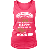 Books and Coffee Womens Tank - Gifts For Reading Addicts