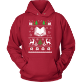 Christmas Ugly Hoodie - Gifts For Reading Addicts