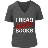 I Read Banned Books V-neck - Gifts For Reading Addicts