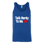 Talk Nerdy To Me Unisex Tank Top - Gifts For Reading Addicts