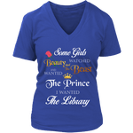 Beauty And The Beast V-neck - Gifts For Reading Addicts