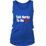 Talk Nerdy To Me Womens Tank Top - Gifts For Reading Addicts