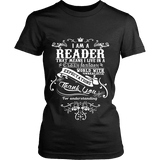 I am a reader Fitted T-shirt - Gifts For Reading Addicts