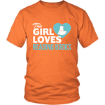 This girl loves reading books Unisex T-shirt - Gifts For Reading Addicts